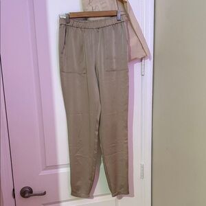 Theory Women's Beige Track Pants